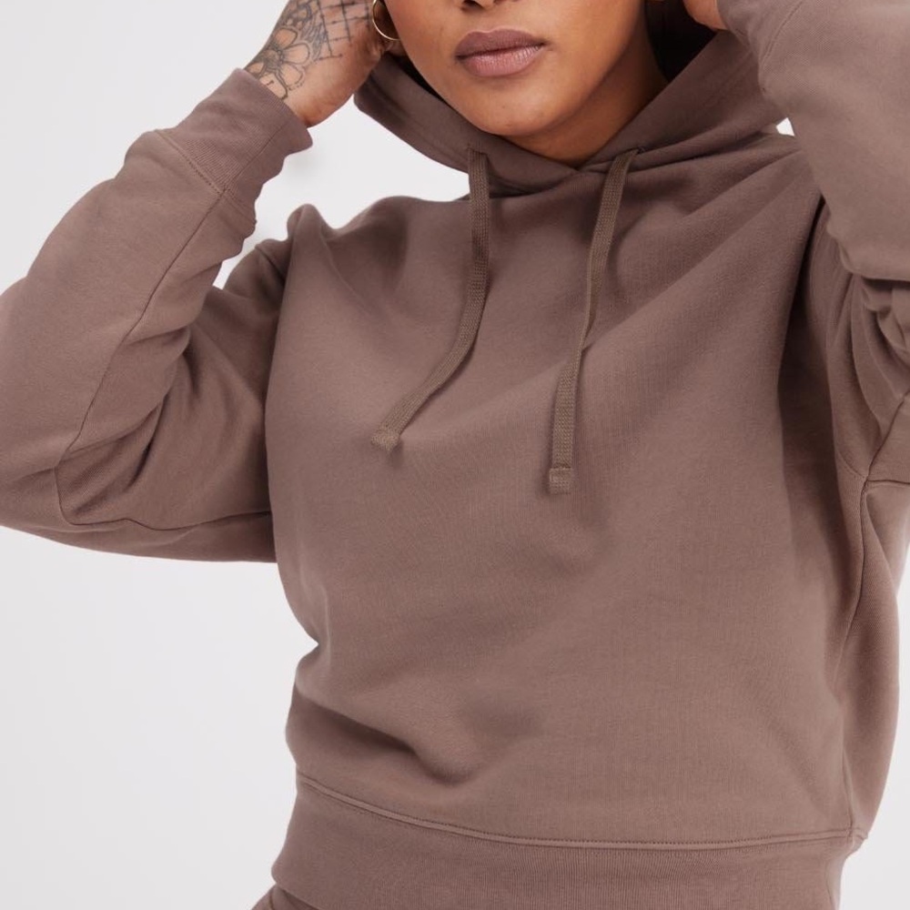 Girlfriend Collective NWOT 50/50 Hoodie in Taro